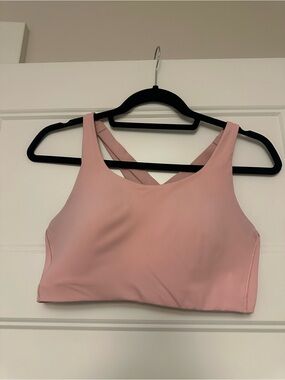 lululemon athletica Blush Pink Cross-Back Sports Bra